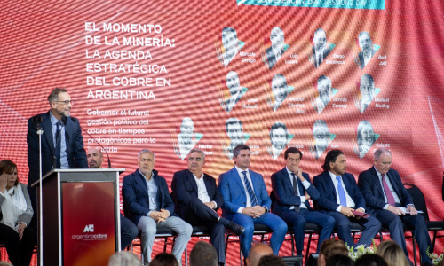 Sucalesca dijo que hay una decisión política en el país de apoyar, sostener y desarrollar la minería.