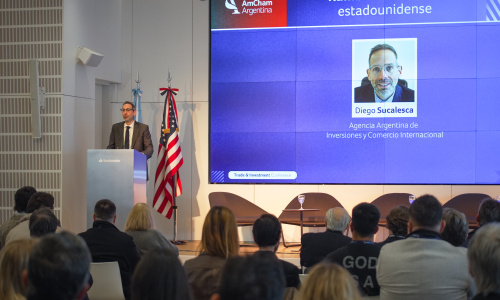 Argentina “está lista para recibir inversiones estadounidenses”, dijo Sucalesca en el encuentro.