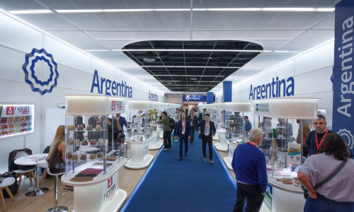 El stand argentino presente en Anuga es el más grande de un país latinoamericano.
