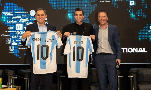 La delegación argentina contó con un pabellón propio. Foto: Sports Summit Miami.