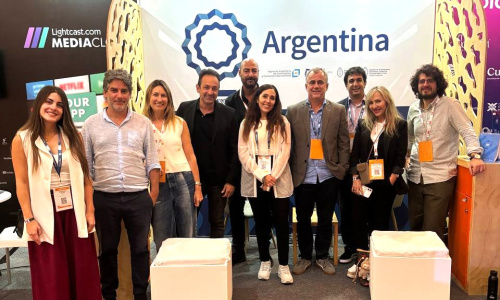Cinco empresas productoras argentinas contaron con un stand en Cancún.