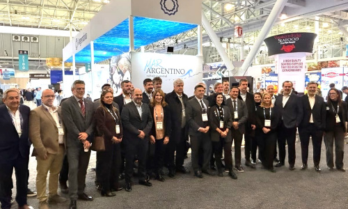 La delegación argentina expuso sus productos de mar en Estados Unidos.