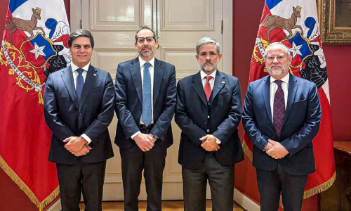 Diego Sucalesca llevó adelante una agenda de promoción minera en Chile.