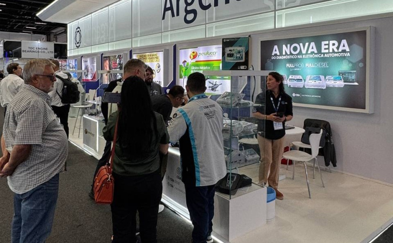 Veinte empresas representaron en Brasil a rubros automotrices como electrónica, piezas y componentes.