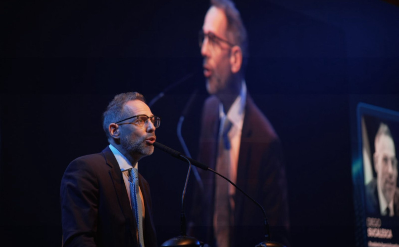 Diego Sucalesca, durante la apertura del Foro