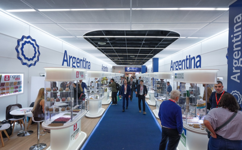 El stand argentino presente en Anuga es el más grande de un país latinoamericano.