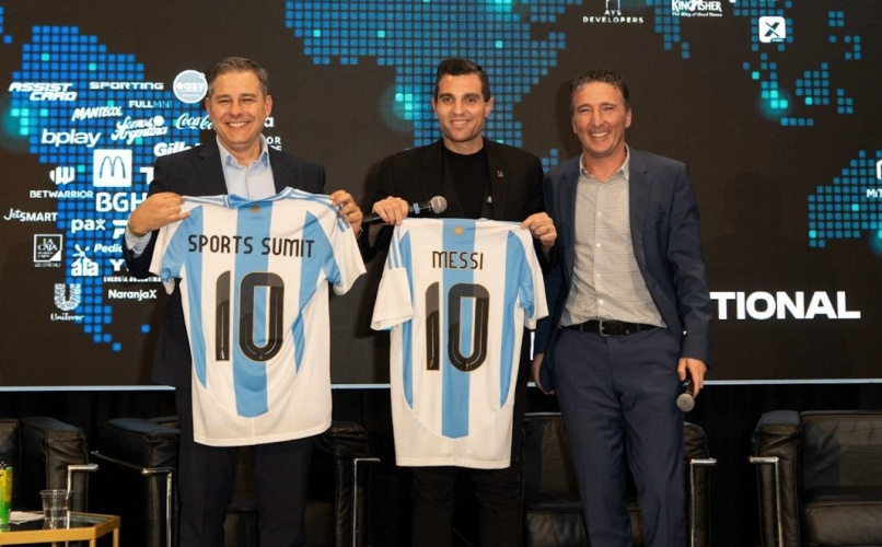 La delegación argentina contó con un pabellón propio. Foto: Sports Summit Miami.
