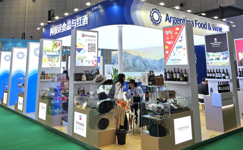 La misión argentina en CIIE estuvo integrada por 14 empresas en un stand de 150 m2.