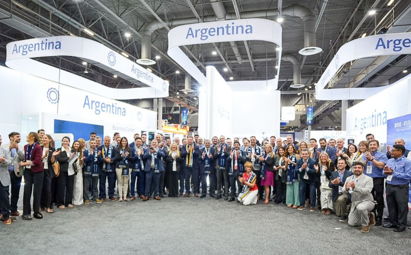 PromArgentina presentó en OTC un stand con una dimensión ocho veces superior al de 2024.