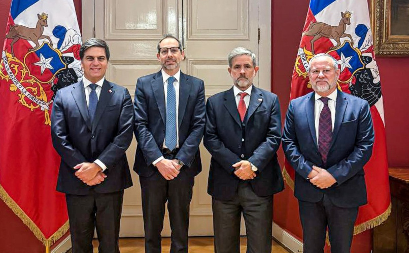 Diego Sucalesca llevó adelante una agenda de promoción minera en Chile.