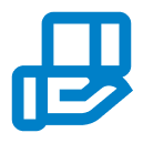 Icono de apret&oacute;n de manos