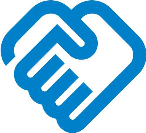 Icono de apret&oacute;n de manos