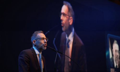 Diego Sucalesca, AAICI, durante la apertura del Foro