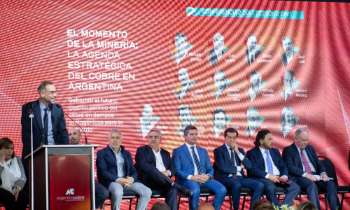 Sucalesca dijo que hay una decisión política en el país de apoyar, sostener y desarrollar la minería.