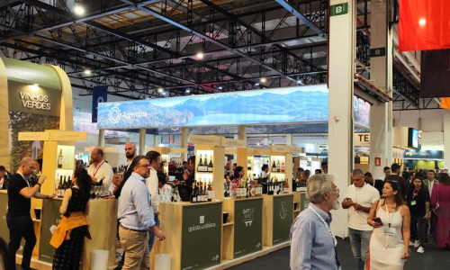 El vino argentino, con el apoyo de la Agencia, estuvo presente en la feria líder de América Latina. Foto: ProMendoza.
