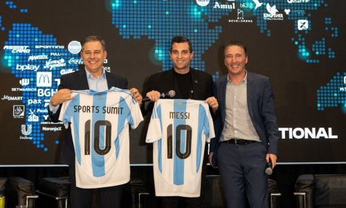 La delegación argentina contó con un pabellón propio. Foto: Sports Summit Miami.