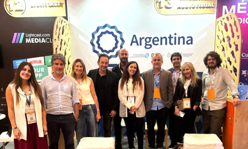 Cinco empresas productoras argentinas contaron con un stand en Cancún.