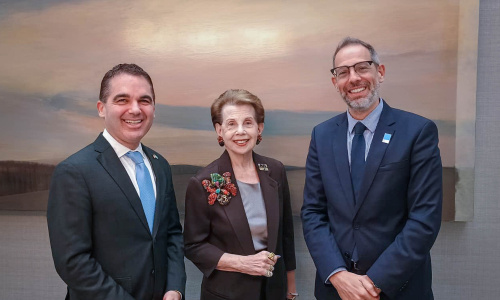 Diego Sucalesca mantuvo un encuentro de trabajo con Jason Marczak en Nueva York.