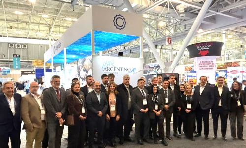 La delegación argentina expuso sus productos de mar en Estados Unidos.