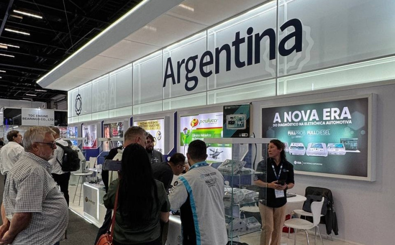 Veinte empresas representaron en Brasil a rubros automotrices como electrónica, piezas y componentes.