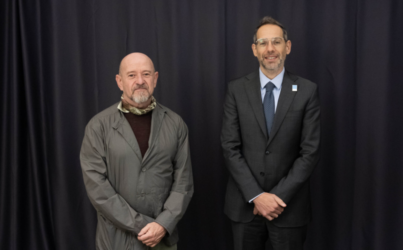 La firma del acuerdo estuvo a cargo de Diego Sucalesca y del director de gabinete institucional del Museo, Carlos Urroz.