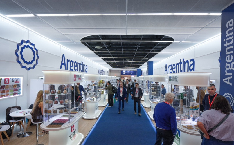 El stand argentino presente en Anuga es el más grande de un país latinoamericano.